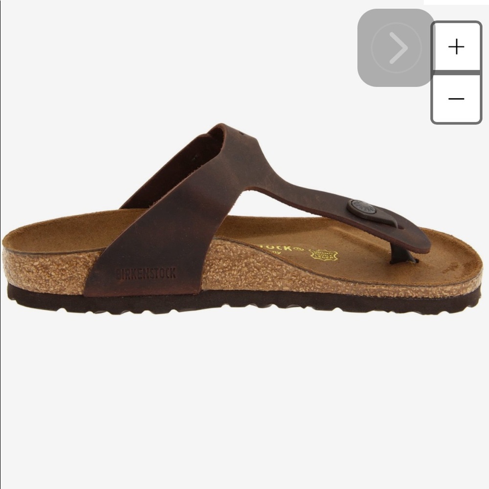 Birkenstock Betula 40 L9 Gizeh Brown leather thong Sandals